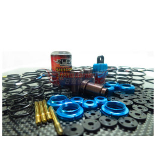 Yeah Racing DSG-0055GM Shock-Gear 55mm Damper Set for 1/10 RC Touring Car GunMetal